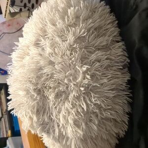 white fluff pillow, bought from Walmart awhile back, haven't used it